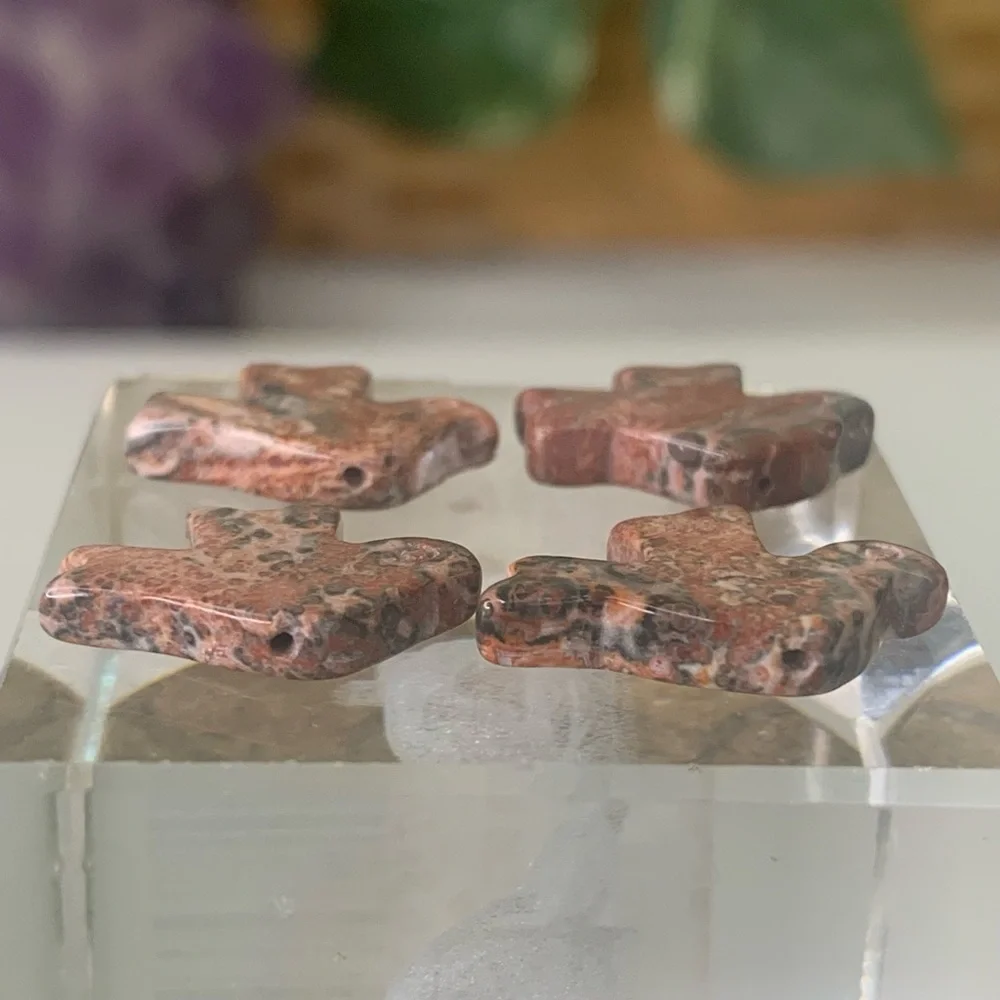 Vintage Jasper Bird Beads Fetish Beads Southwestern Native American Zuni Style 4